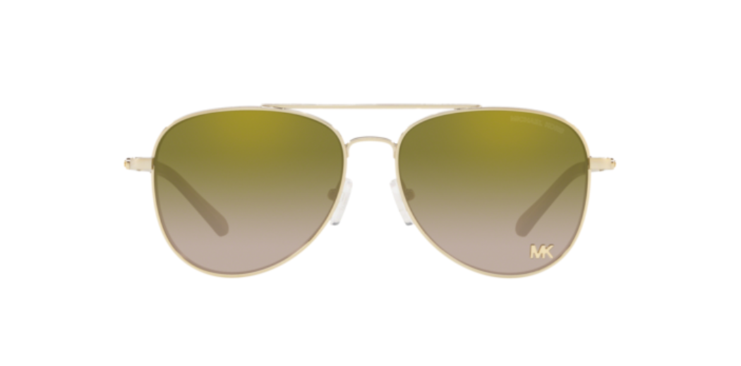 Micheal Kors San Diego | Metal dourado | Lentes orgânicas verde degradê