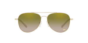 Micheal Kors San Diego | Metal dourado | Lentes orgânicas verde degradê