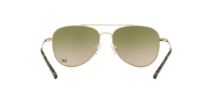 Micheal Kors San Diego | Metal dourado | Lentes orgânicas verde degradê