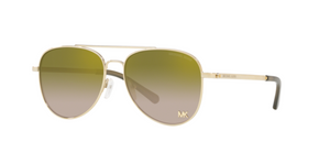 Micheal Kors San Diego | Metal dourado | Lentes orgânicas verde degradê