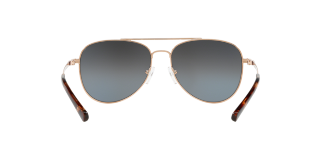 Micheal Kors San Diego | Metal rosa dourado | Lentes orgânicas polarizadas cinza