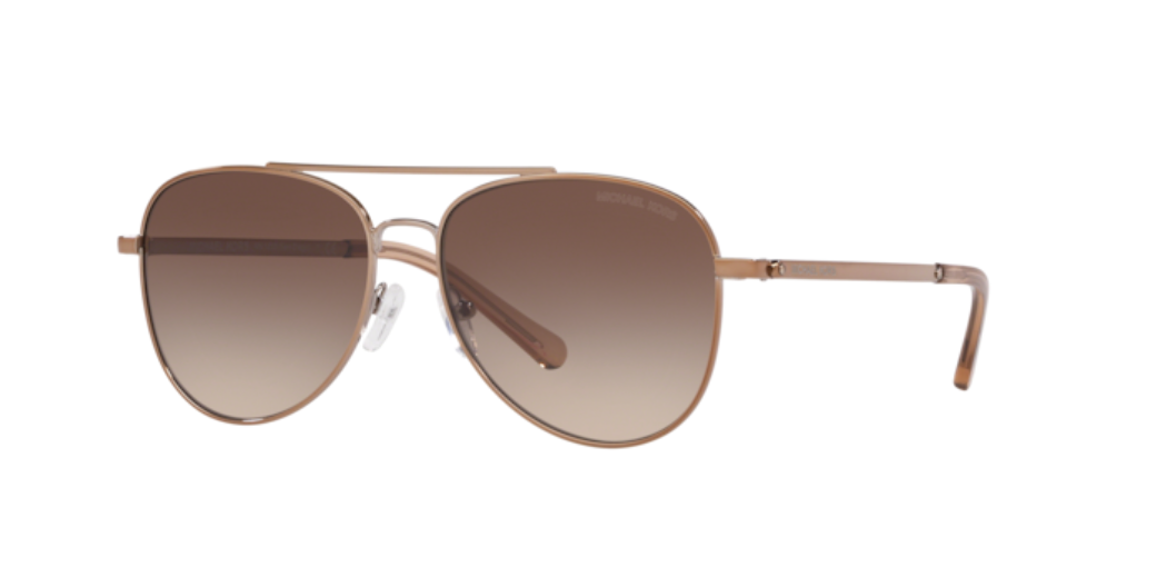 Micheal Kors San Diego | Metal bronze | Lentes orgânicas castanho