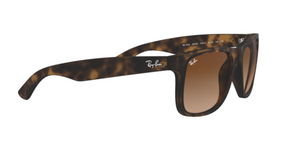 Ray-Ban Justin | Massa havana rubber | Lentes orgânicas castanho degradê