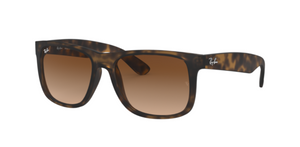 Ray-Ban Justin | Massa havana rubber | Lentes orgânicas castanho degradê