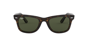 Ray-Ban Wayfarer | Lentes minerais verde G-15 | Havana