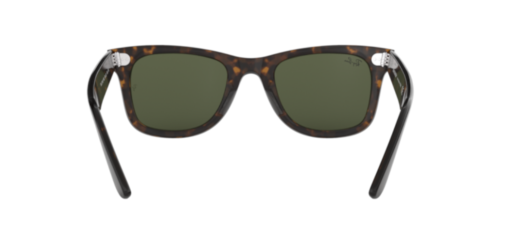 Ray-Ban Wayfarer | Lentes minerais verde G-15 | Havana