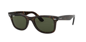 Ray-Ban Wayfarer | Lentes minerais verde G-15 | Havana