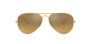 Ray-Ban Aviator | Armação metal dourado | Castanho degradê espelhado