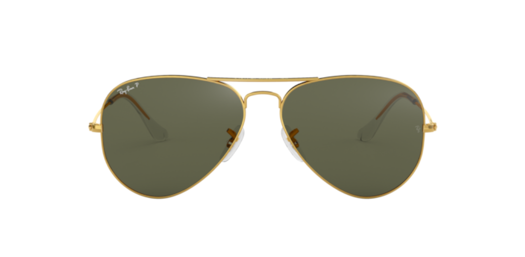 Ray-Ban Aviator | Armação metal dourado | Verde polarizadas