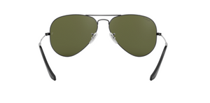Ray-Ban Aviator | Armação gunmetal | Verde polarizadas