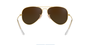 Ray-Ban Aviator | Armação metal dourado | Verde espelhado