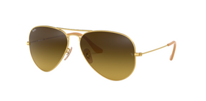 Ray-Ban Aviator | Armação metal dourado | Castanho degradê