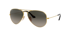 Ray-Ban Aviator | Armação metal dourado | Cinza degradê