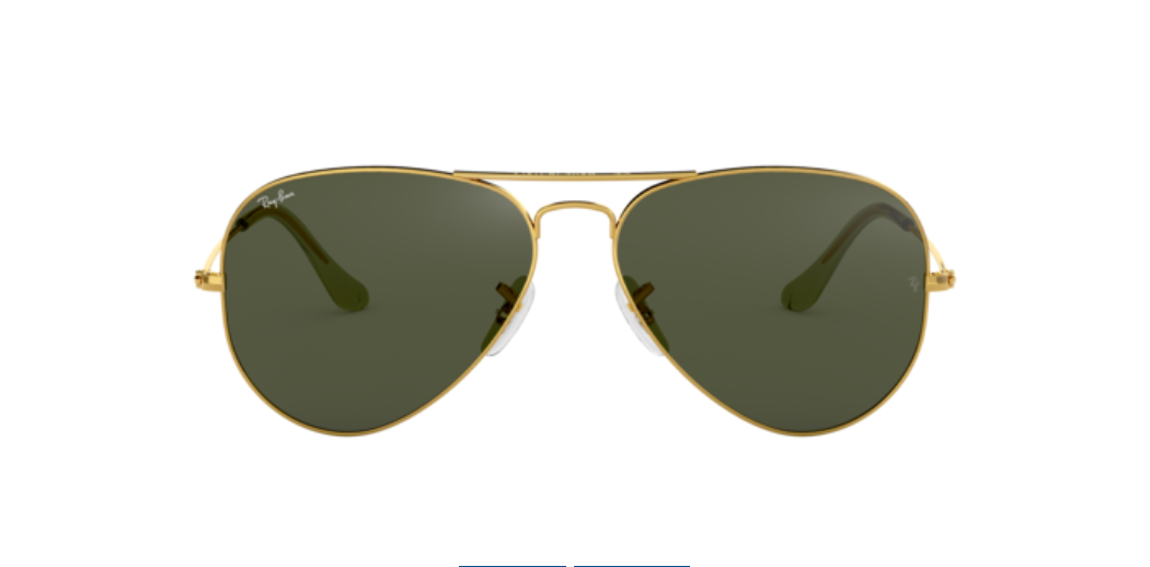 Ray-Ban Aviator | Armação metal dourado | Verde G-15