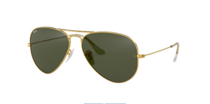 Ray-Ban Aviator | Armação metal dourado | Verde G-15