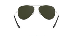 Ray-Ban Aviator | Armação metal prateado | Cinza espelhado