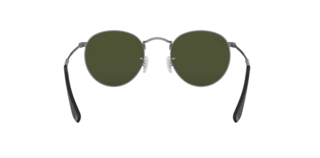 Ray-Ban Round Metal | Gunmetal | Lentes verdes G-15
