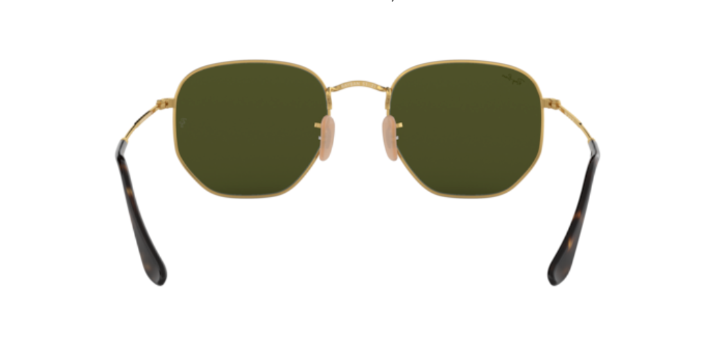 Ray-Ban Hexagonal Flat Lenses | Lentes azul espelhado